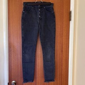 Madewell Women's Black 10” High Rise Skinny Jeans